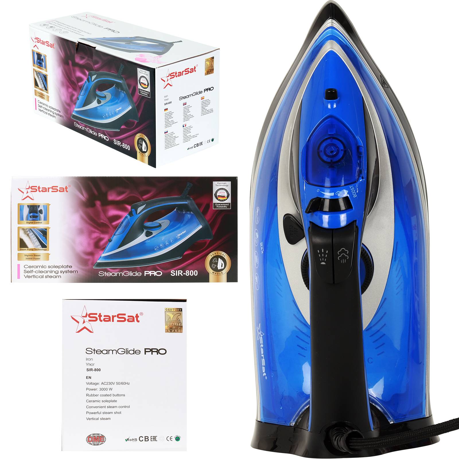 StarSat SIR-800 SteamGlide Pro Iron - Image 9
